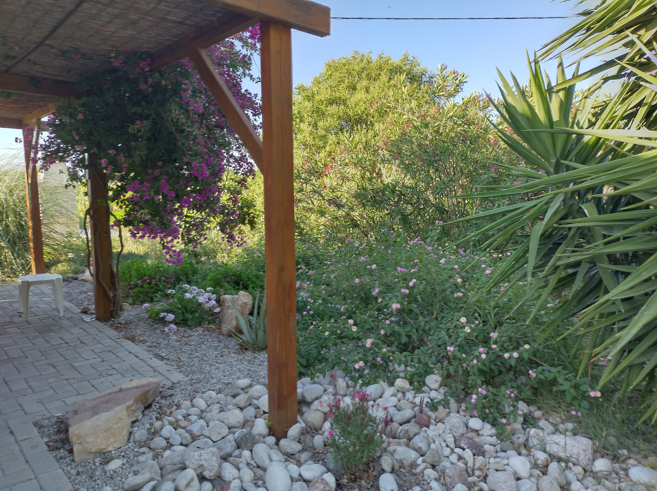 Onthaasten bij villa Soroni Rhodos